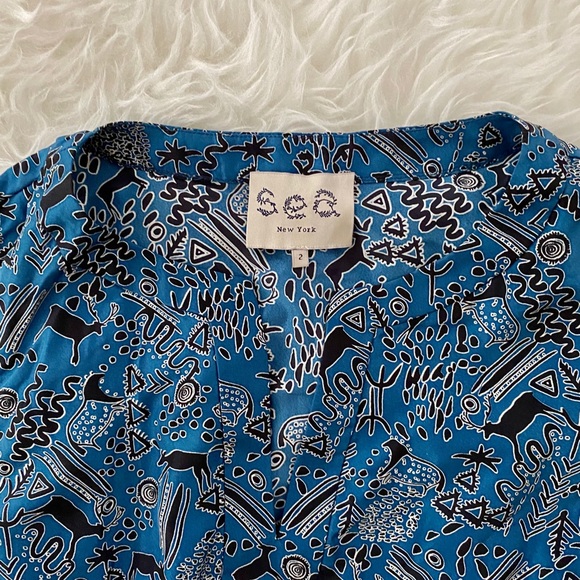 SOLD Sea New York maxi dress, size 2 - Picture 4 of 5